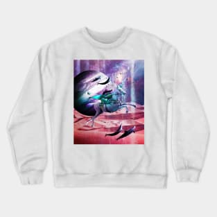 Epic Frog Riding Unicorn Crewneck Sweatshirt